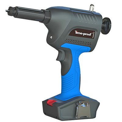Hexagon Punching Cordless Battery Rivet Gun Rivet Nut Setting Tool 19mm Stroke