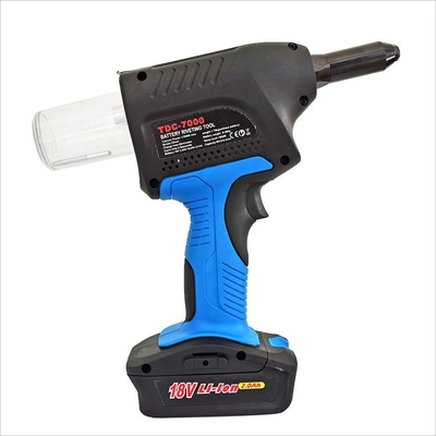 Brushless Cordless Battery Rivet Gun 25mm Stroke Blind RIvets Setting Tool